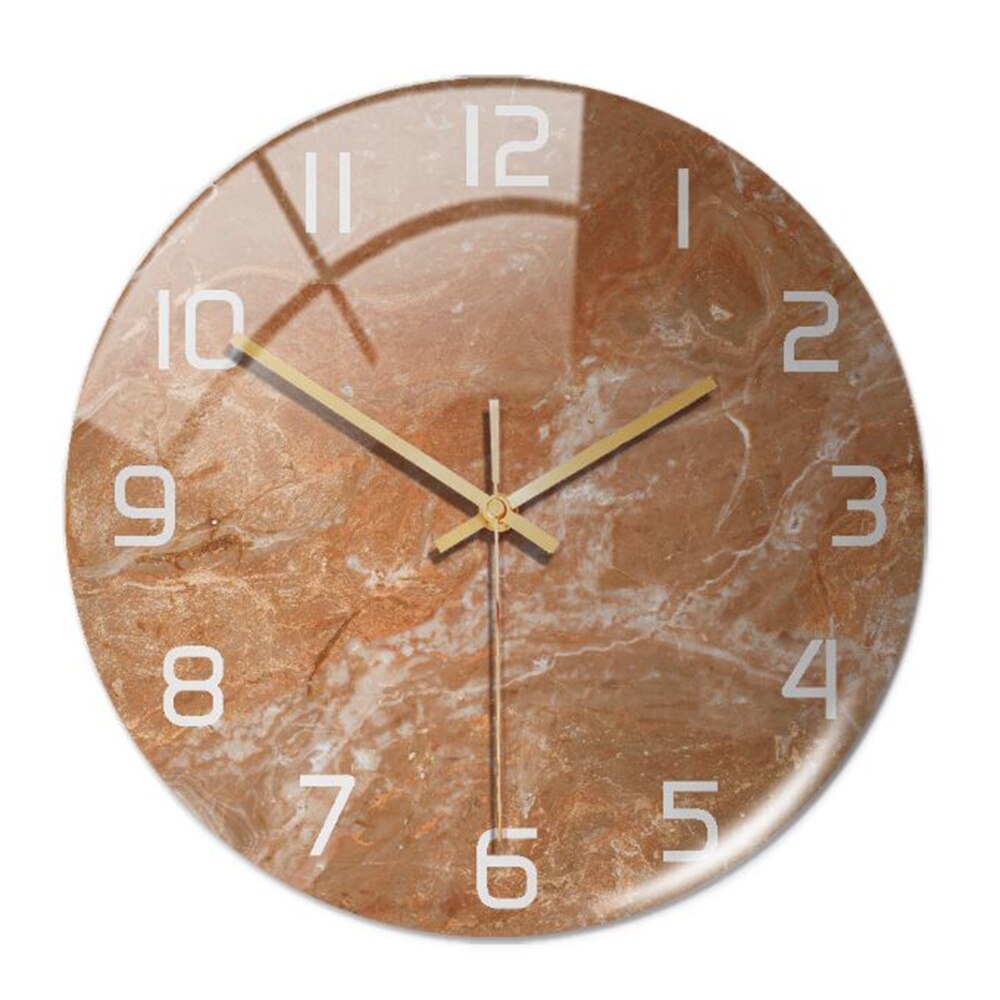 Timeless Marble - Silent Mechanism Marble Wall Clock