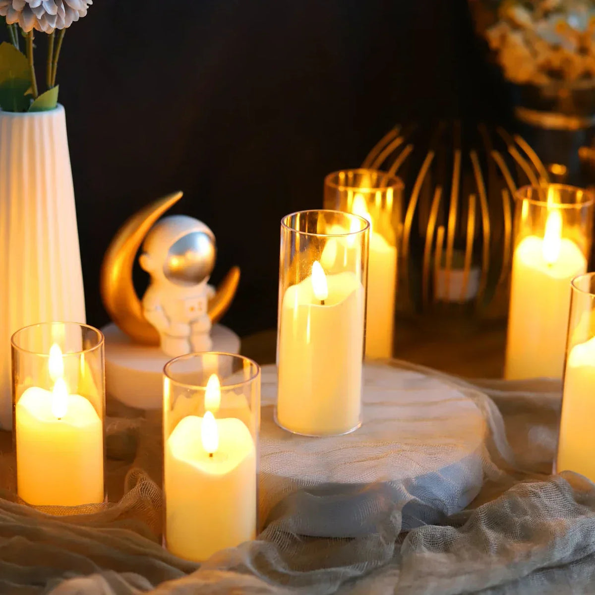 Auraflame - Flameless LED Candles, Set of 6