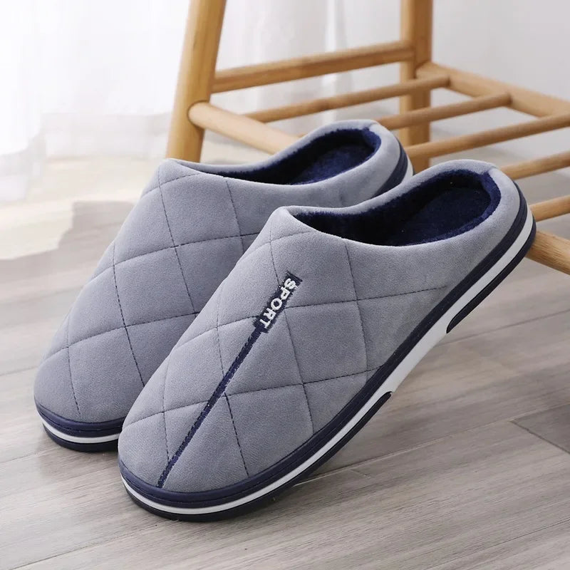 Cozy Cushions - Soft Cotton Slippers for Large Sizes
