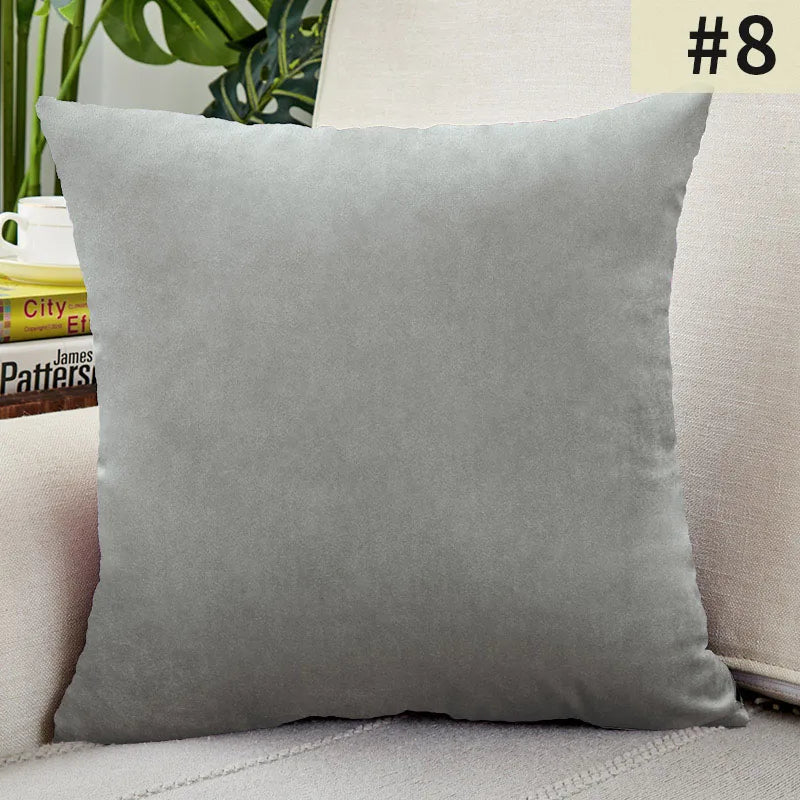 VelvetChic Cushion Cover - Solid Velvet Cover for a Luxurious Interior