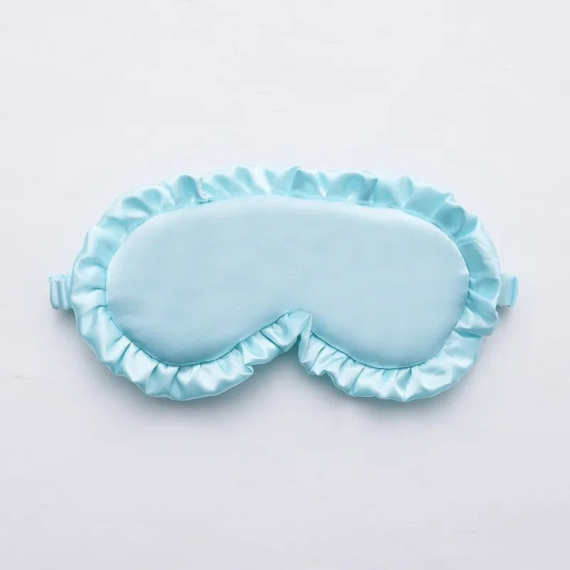 Ruffle - Soft Silk Sleep Mask with Delicate Ruffles