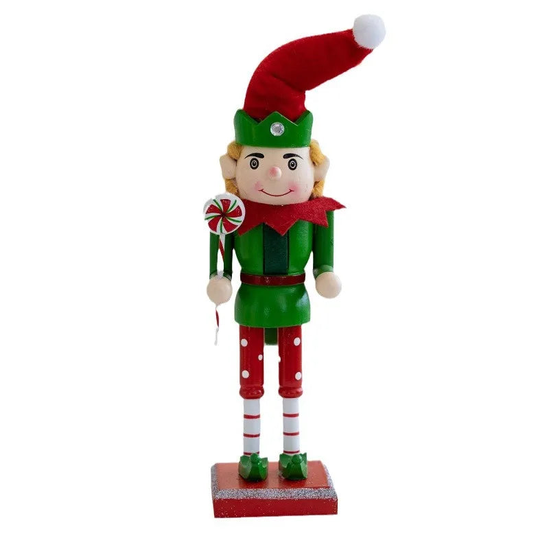 Wooden Christmas Elves - Timeless Traditional Decoration