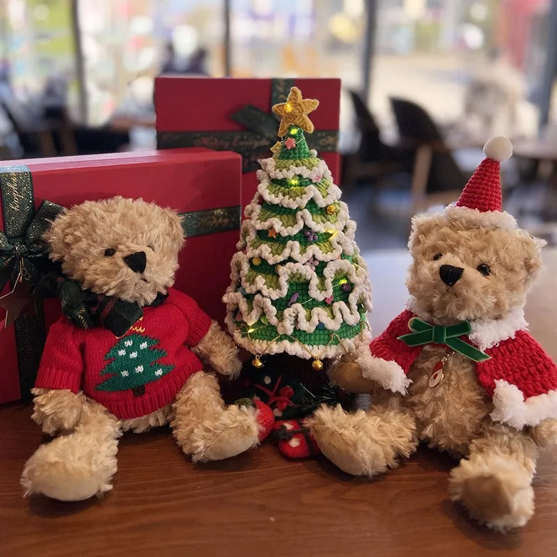 Teddy Bear Plush - Cuddly Companion with Interchangeable Outfit