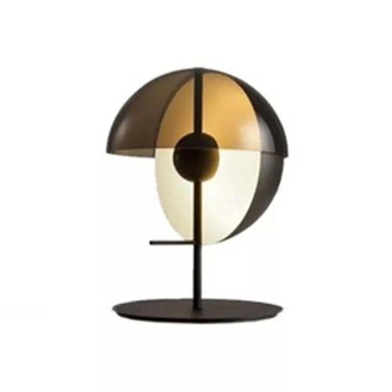 Zavrik - Glass and Metal Designer Table Lamp