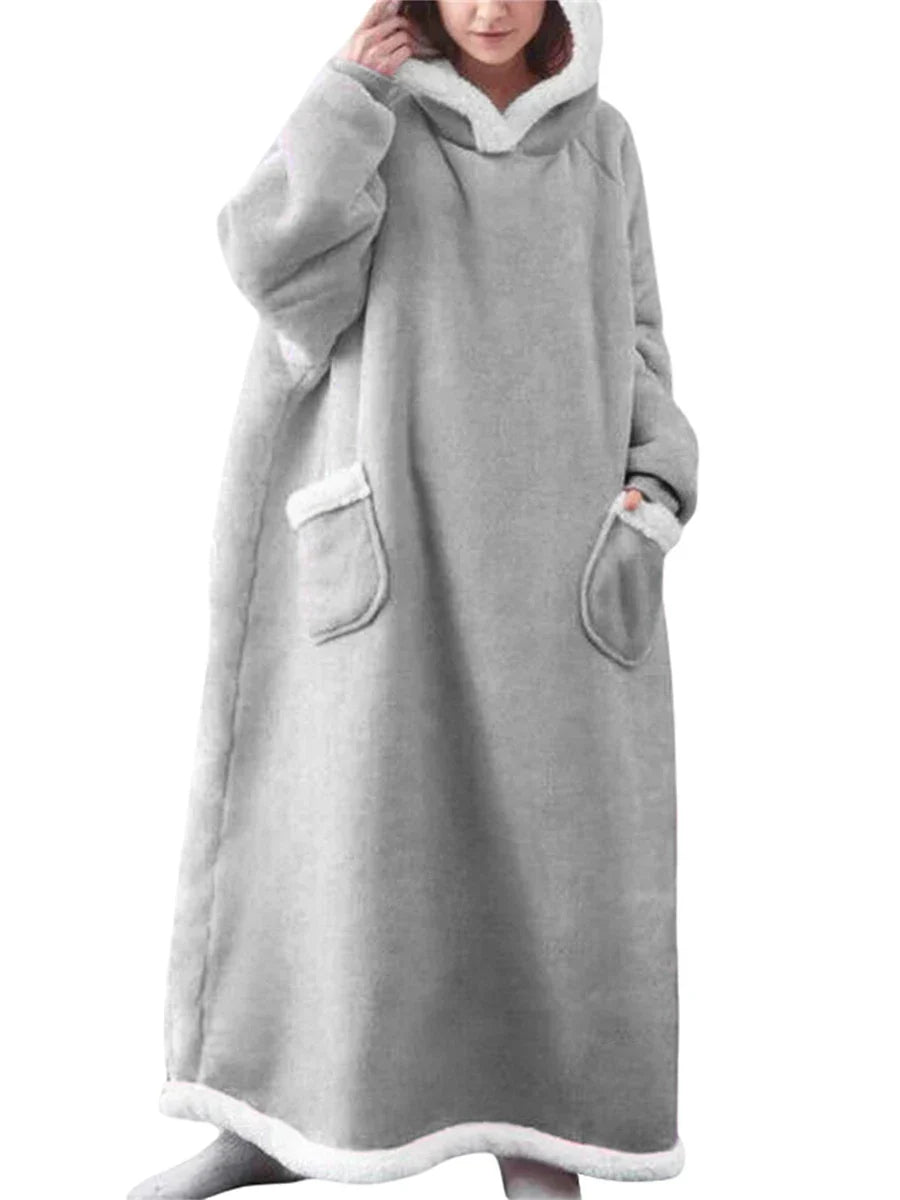 PlushHug - Oversized Soft Plush Hoodie