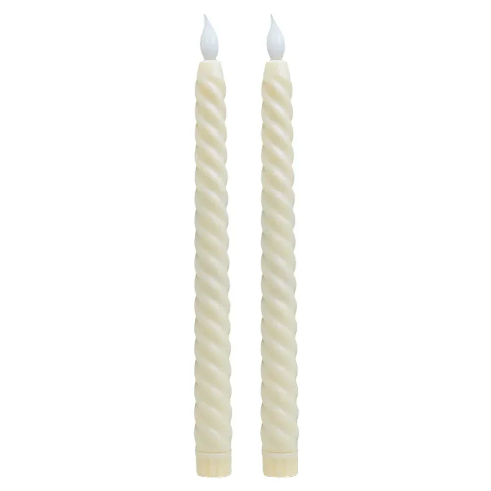 Candlestick - Elegant Long LED Candles with 3D Wick