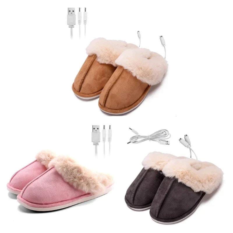 BlissCush Slippers - Cozy Plush Heated Slippers for Winter