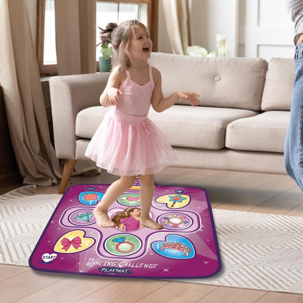 RhythmGlow - Tapis de danse interactif LED pour enfants