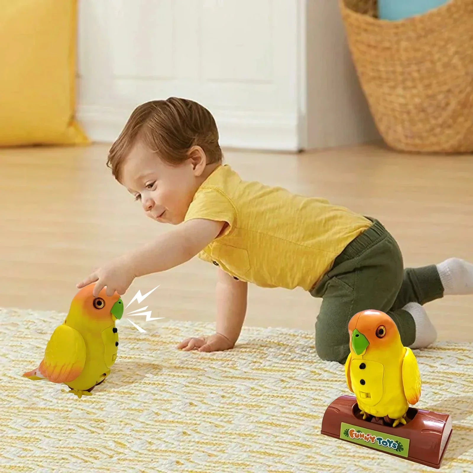 ChatBird Toy – Perroquet Interactif qui Parle et Chante