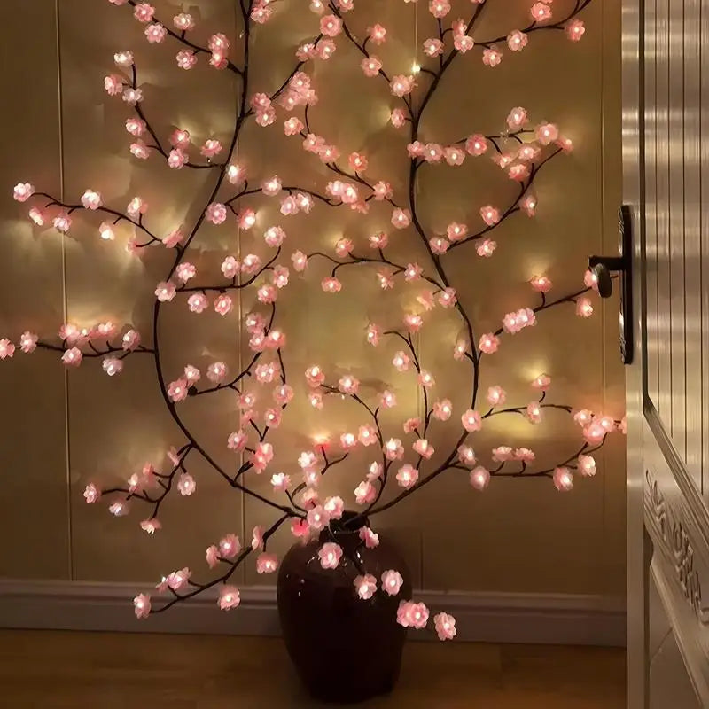 SakuraGlow Lights - Guirlande lumineuse LED fleurs de cerisier