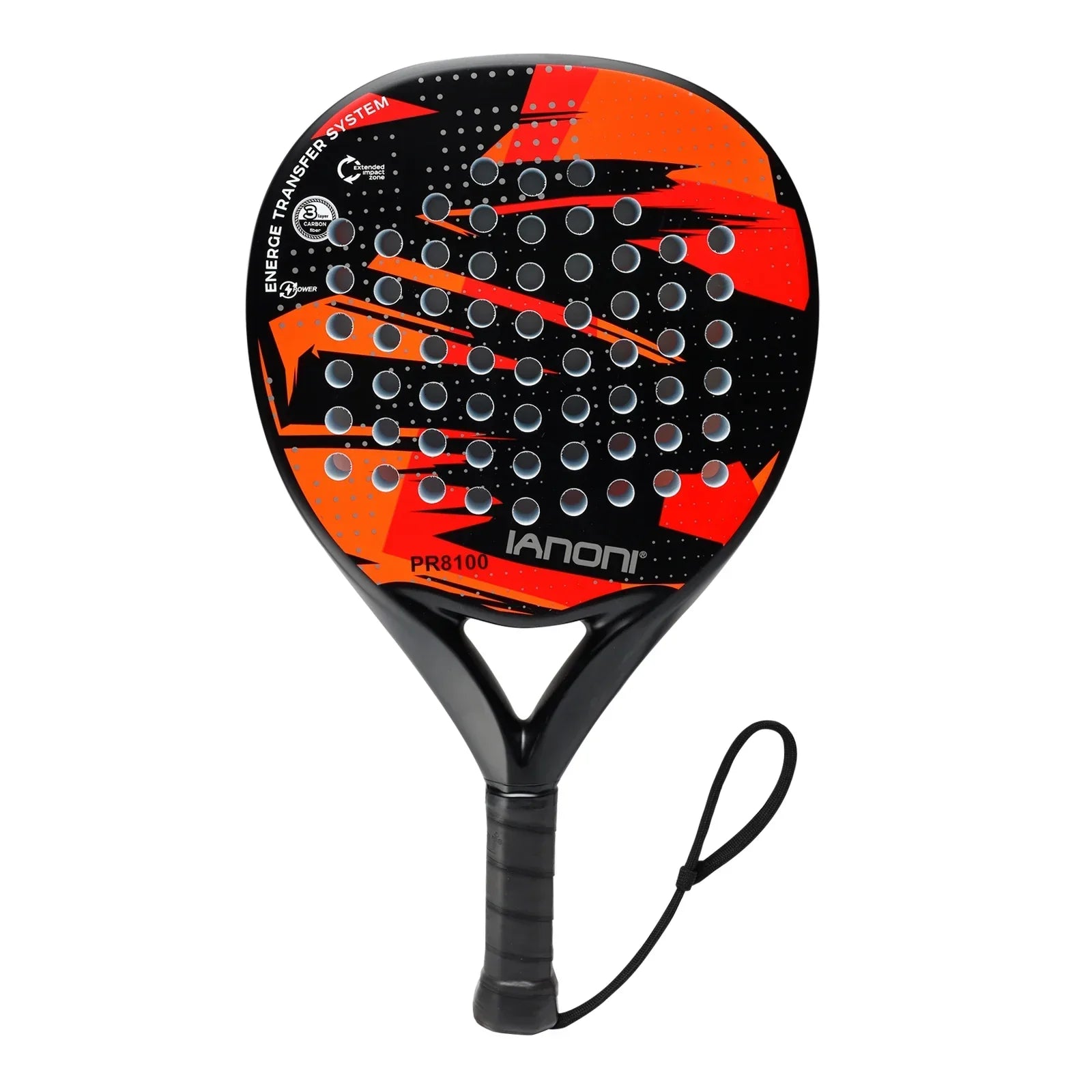 PadelProFlex - Raquette de padel en fibre de carbone à noyau EVA