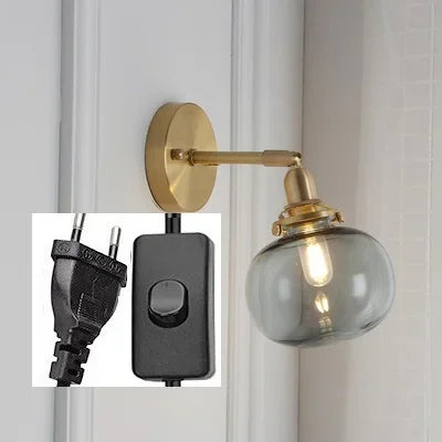 LightCrown - Modern Glass and Metal Wall Sconce