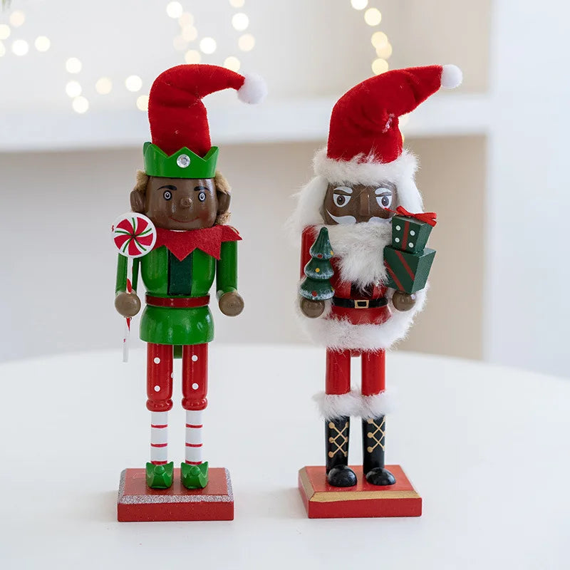 Wooden Christmas Elves - Timeless Traditional Decoration