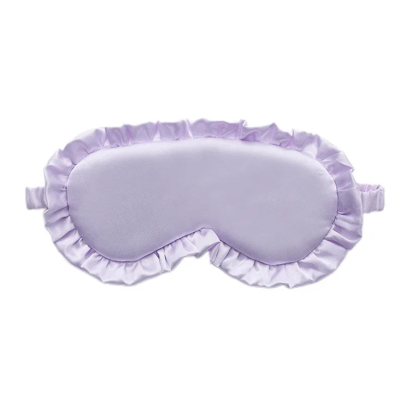 Ruffle - Soft Silk Sleep Mask with Delicate Ruffles