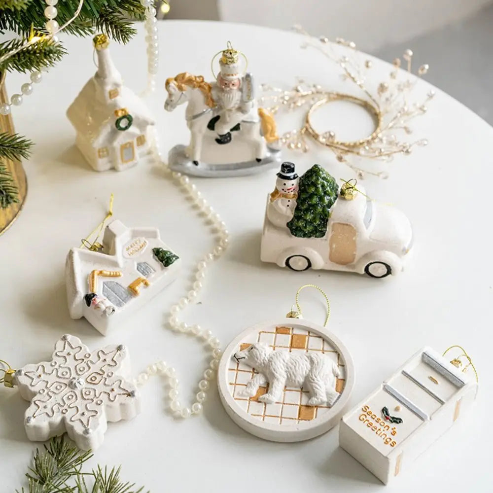 CharmingSnow - Enchanted Ceramic Christmas Ornament