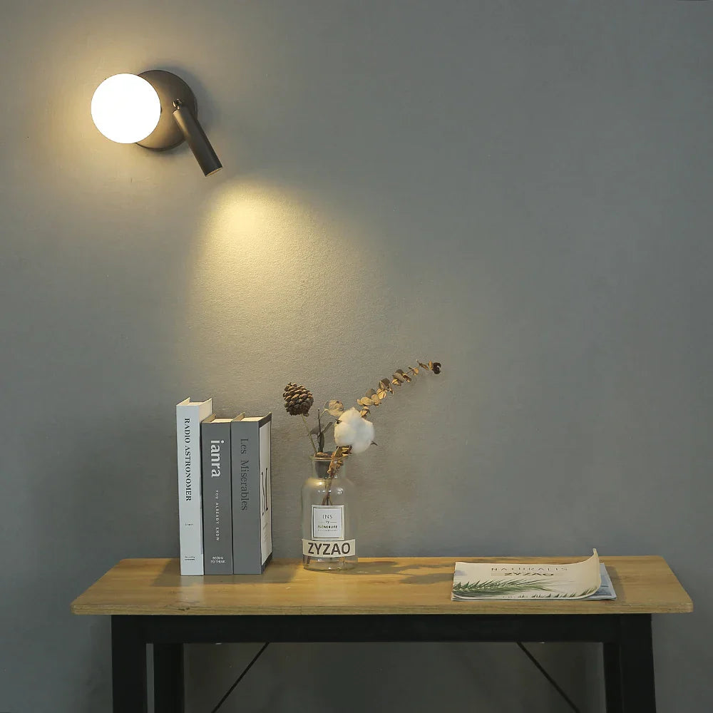 NordicLux - Rotating LED Glass Wall Lamp