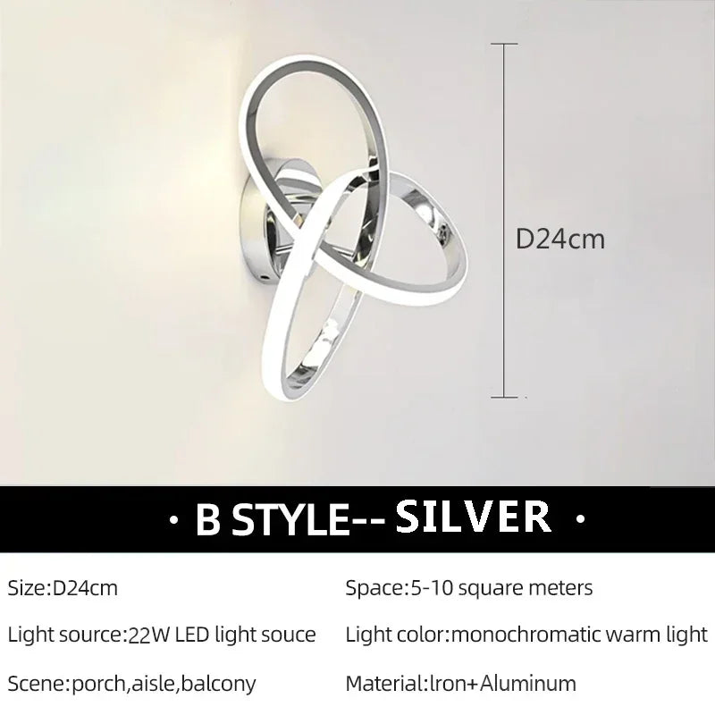 LuxeLED - Plafonnier LED Élégant pour Salon Moderne