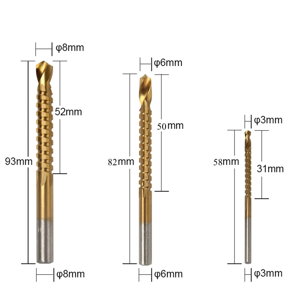 TitaniumPro Drill Set – Foret Précision Métal et Bois