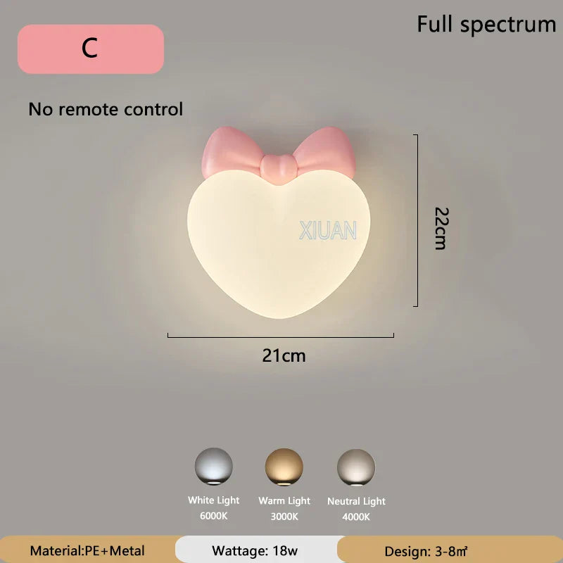 LoveLicht - Pink Cloud LED Wall Light for Kids' Room