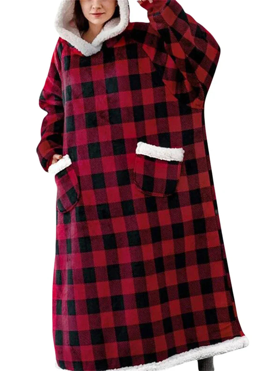 CozyHaven - Oversized Soft Fleece Hoodie
