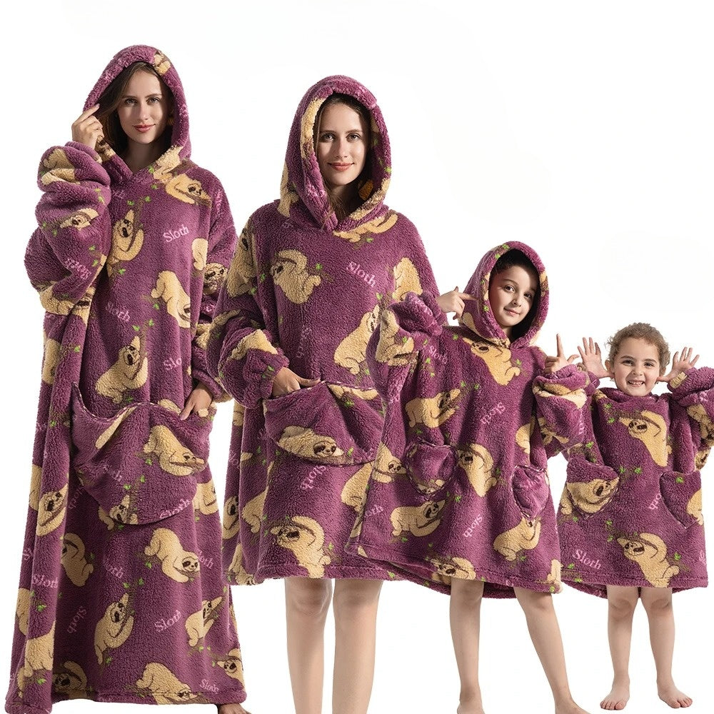 SpookySnuggle - Pumpkin Hooded Blanket for Halloween