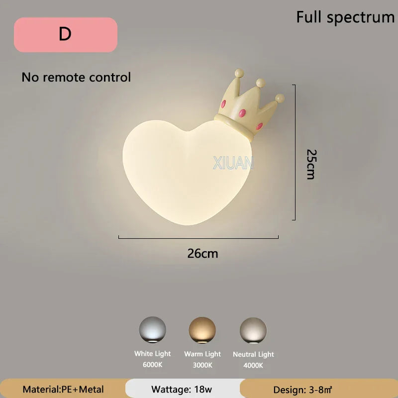 LoveLicht - Pink Cloud LED Wall Light for Kids' Room