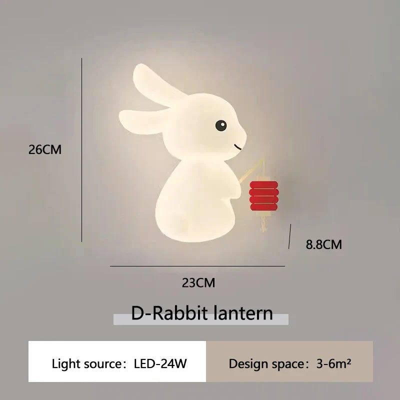 RabbitGlow Lamp - Rabbit LED Wall Lamp for Kids' Room