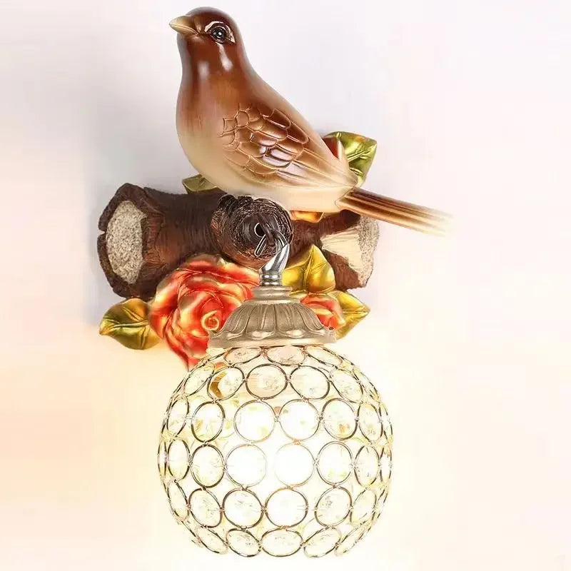 BirdGlow - LED Bird Wall Light for Bedroom and Living Room