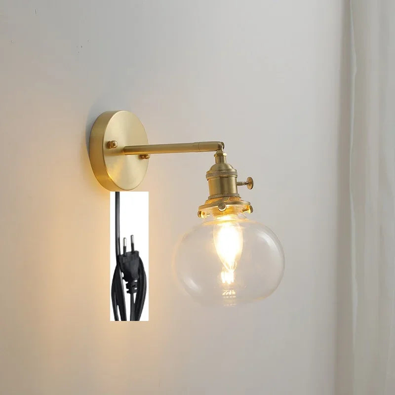 LightCrown - Modern Glass and Metal Wall Sconce