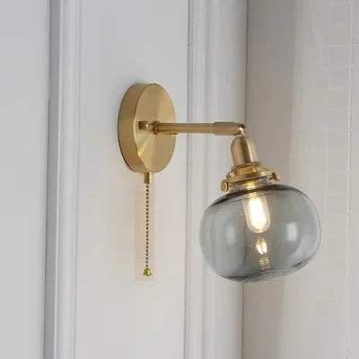 LightCrown - Modern Glass and Metal Wall Sconce