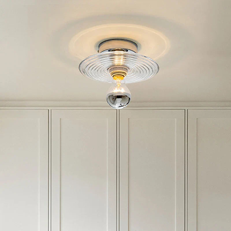 AquaGlow - Wavy Glass LED Wall Light