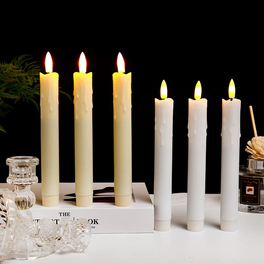 TaperFlame - Elegant Flameless LED Taper Candle Set