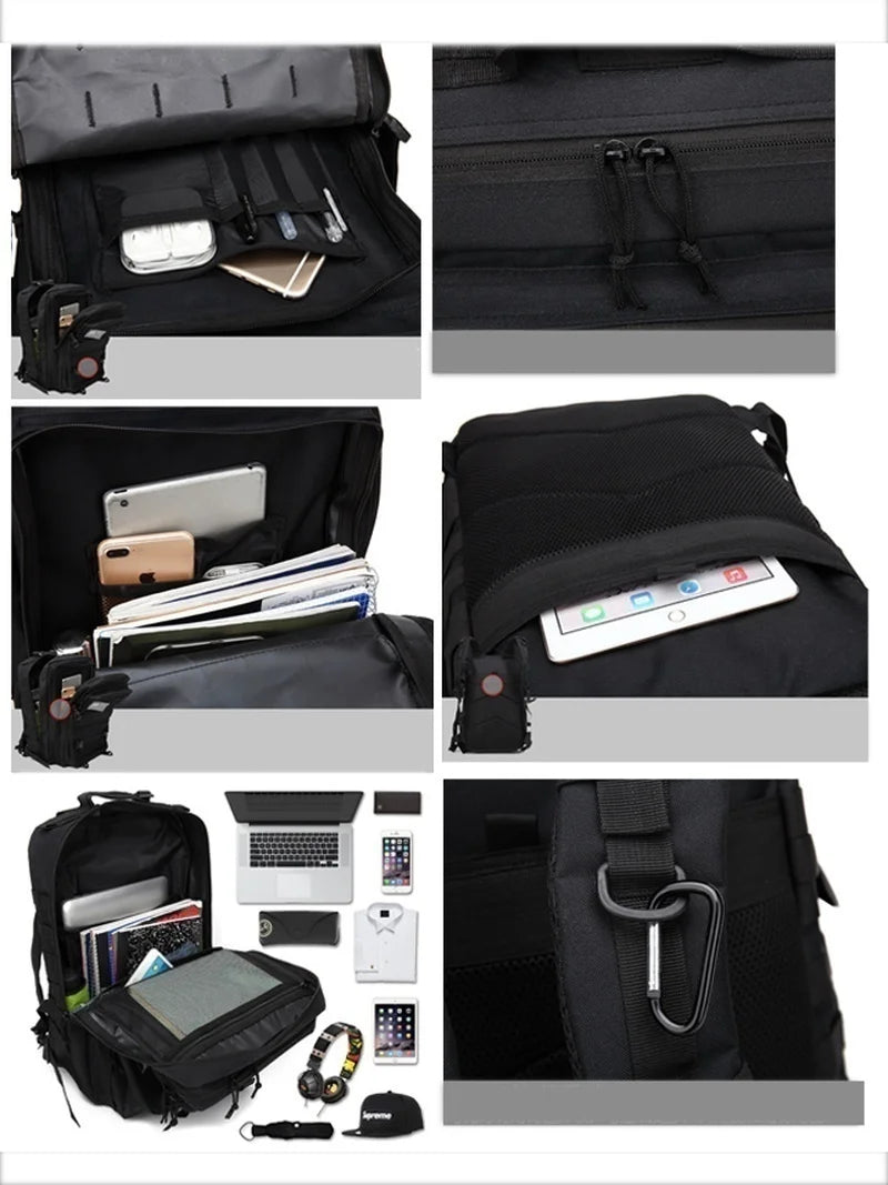 TrailMaster Backpack - Sac Tactique Imperméable 35L