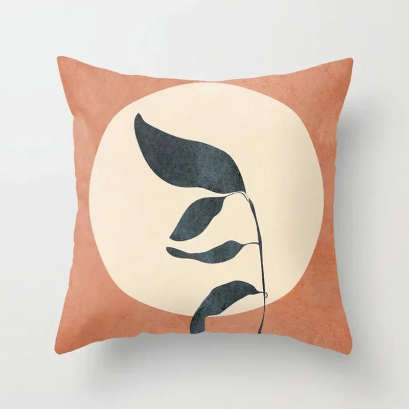 VelvetHaven - Botanical Cushion Cover for a Fresh, Natural Interior