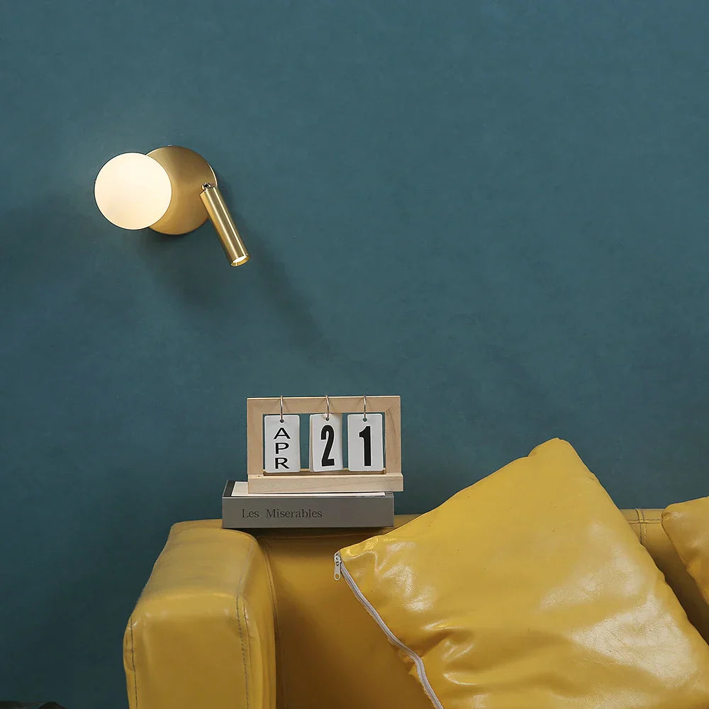NordicLux - Rotating LED Glass Wall Lamp