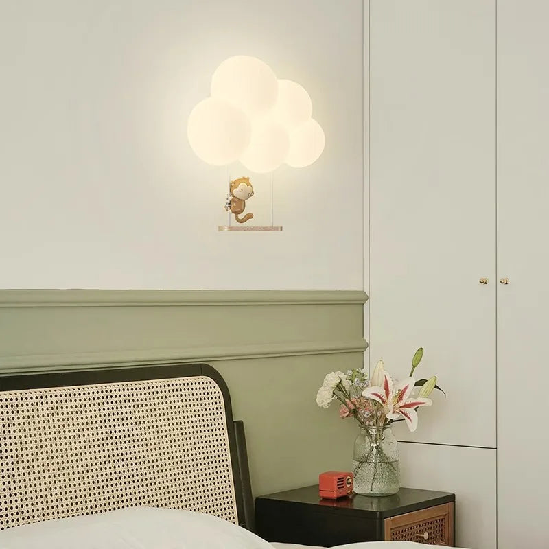 CloudLight - Modern LED Wall Lamp for Kids Bedroom