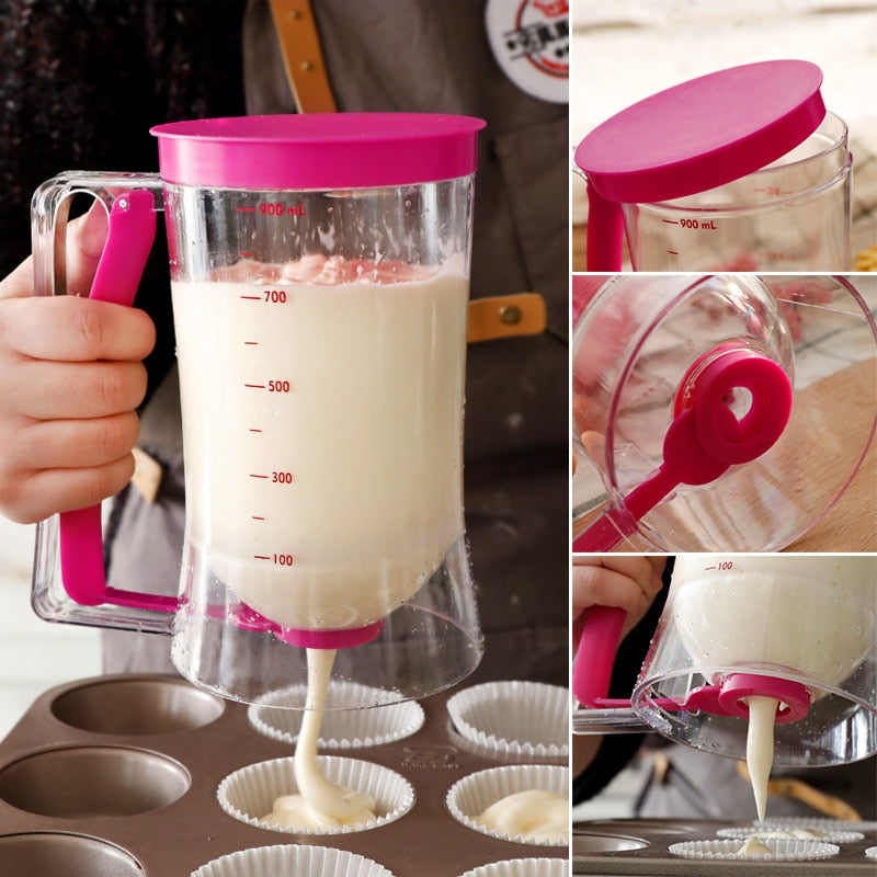 QuickServe Dispenser - Crêpes et Cupcakes Facilement