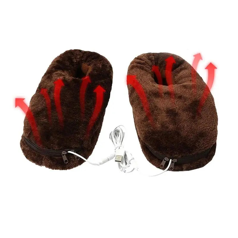 HeatCloud Slippers - Soft USB Heated Slippers for Ultimate Comfort