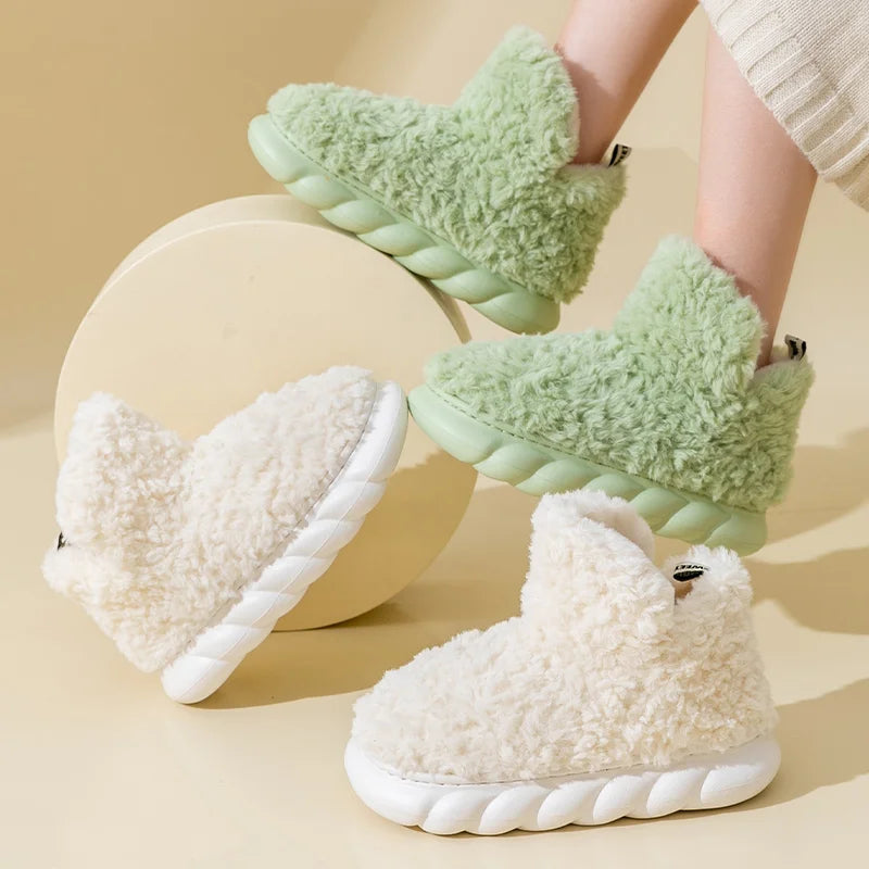 Fluffy Feeties - Soft and Elegant Cotton Slippers