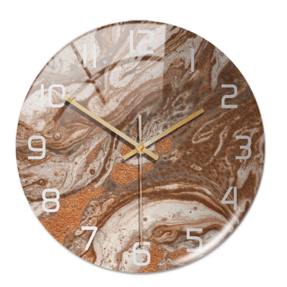 Timeless Marble - Silent Mechanism Marble Wall Clock