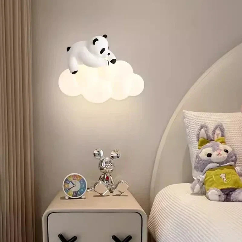 PandaGlow Lamp - Soft LED Wall Lamp for Kids' Room