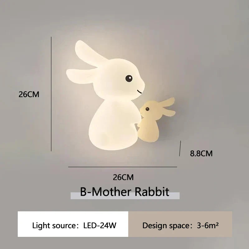 RabbitGlow Lamp - Rabbit LED Wall Lamp for Kids' Room