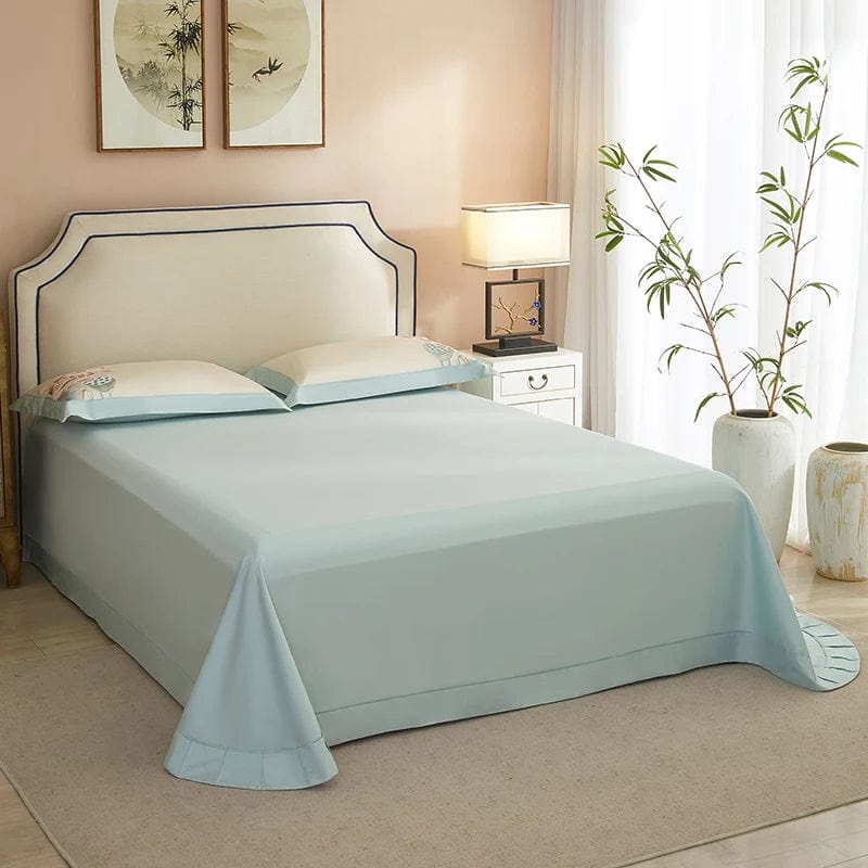 Lotus Blue - Luxury Egyptian Cotton Bedding Set