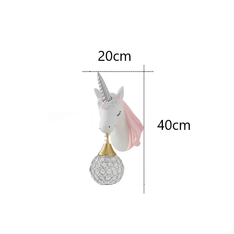 UnicornLicht - Unicorn Wall Sconce for Kids' Room