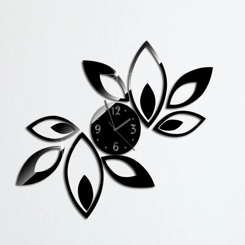 DecoTime Clock - Horloge Murale 3D en Acrylique au Design Moderne