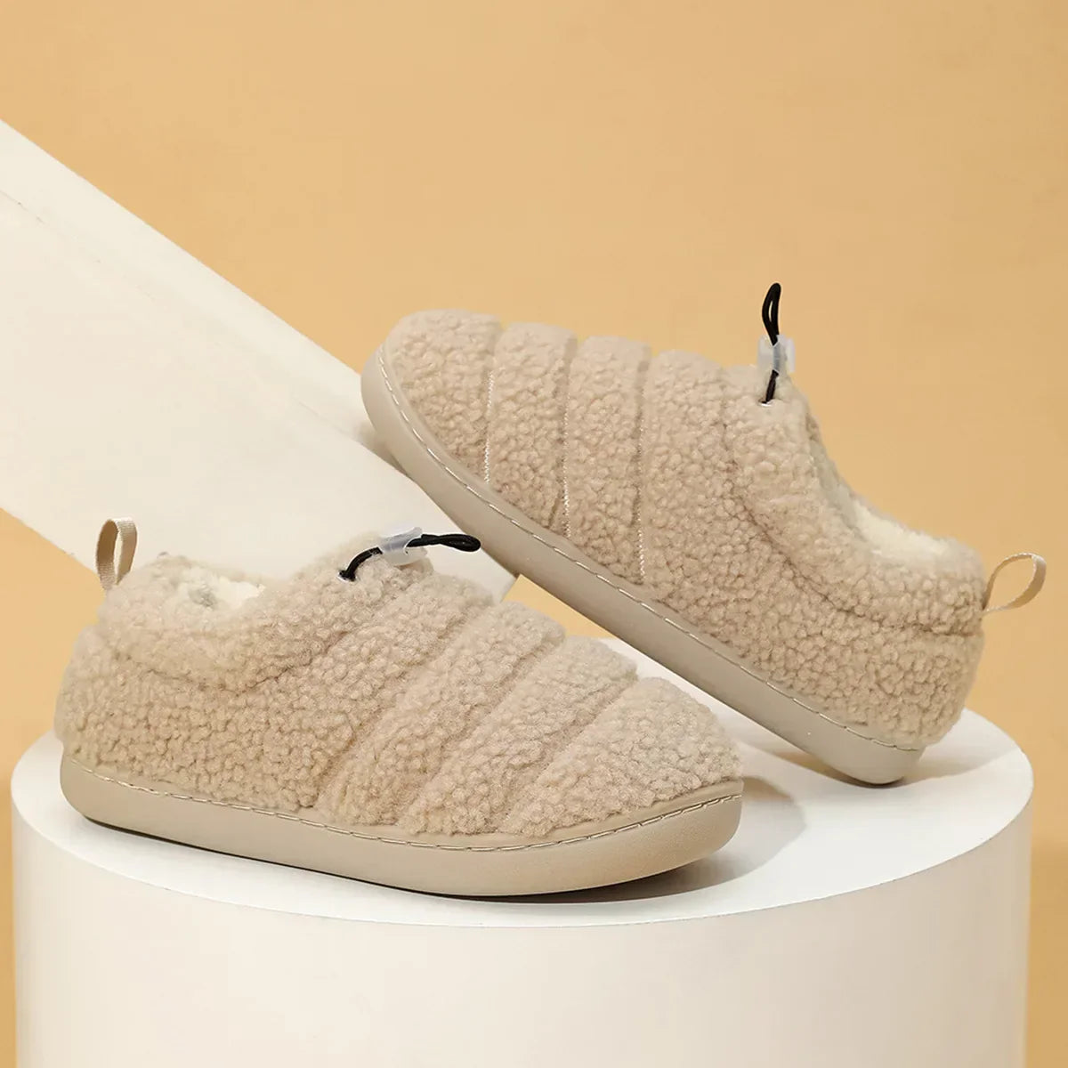 CloudWalk - Non-Slip Plush Slippers for Winter