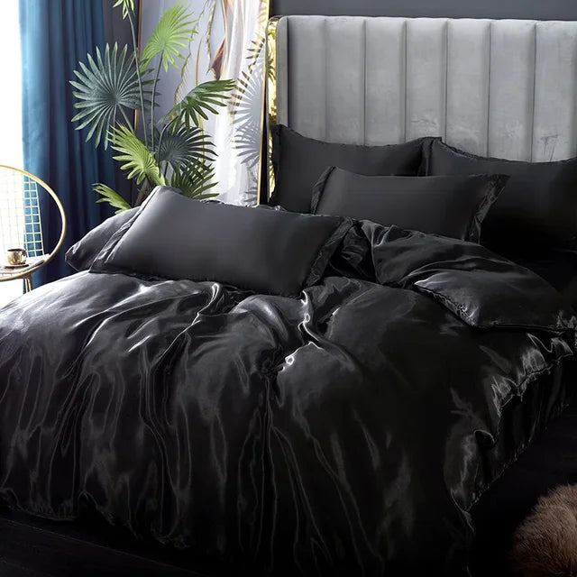 SatinDream - Luxurious Satin Bedding Set for Dreamy Nights