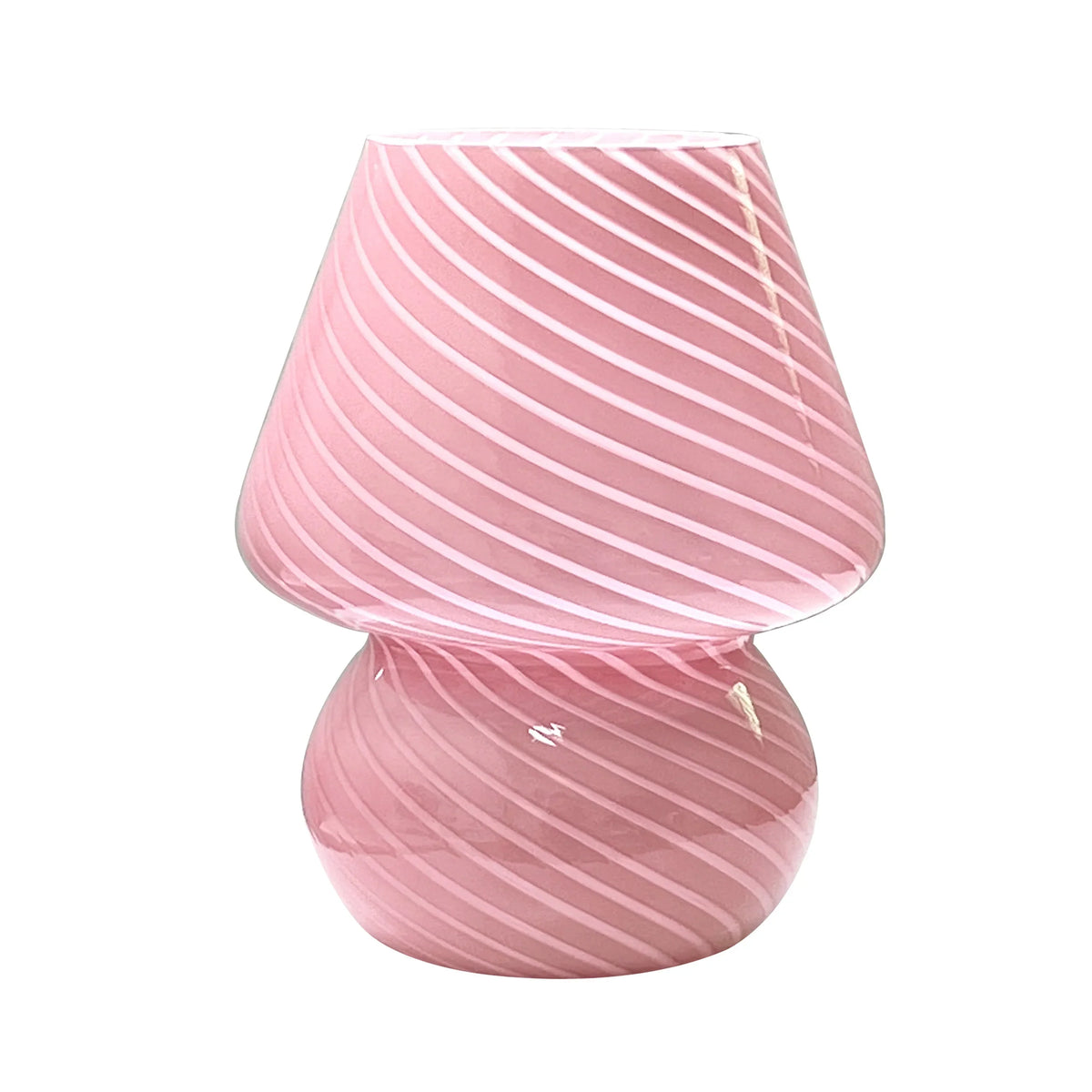Murano Table Lamp - Mushroom Glass Lamp for a Warm Ambiance