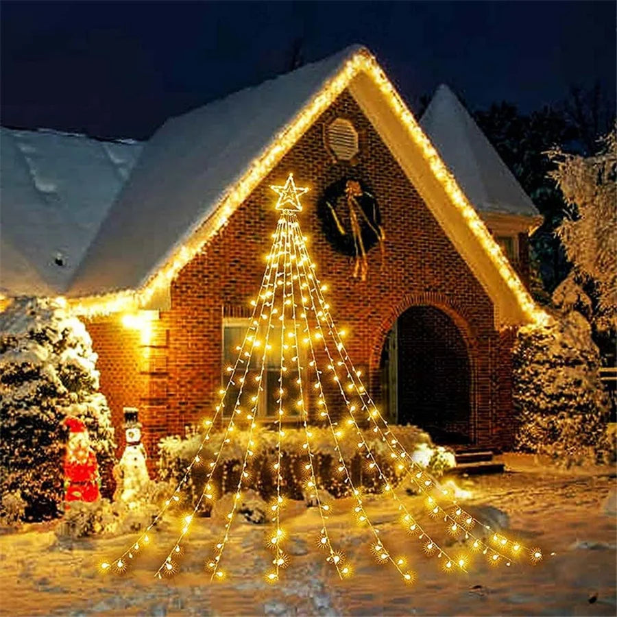 LuminousMagic Light - 350 LED Curtain Lights for Parties