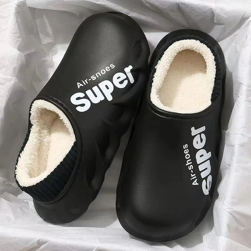 CozySol - Cotton Slippers with Plush Lining for Winter